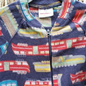 Hanna Andersson 110 footed train pajamas